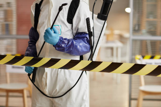 Professional Biohazard Cleanup technician working in Taneytown, MD